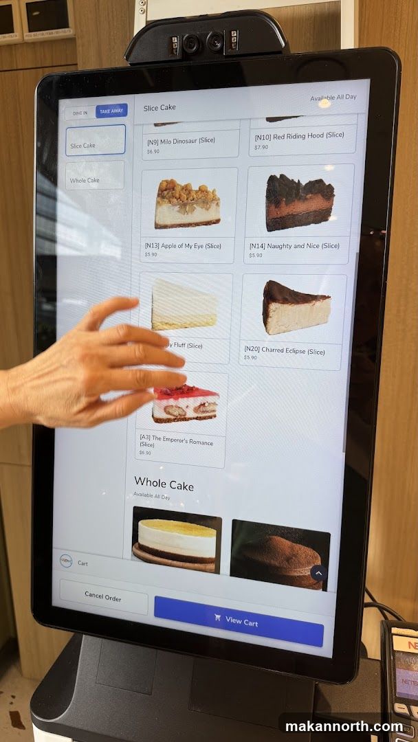 Slice Cake Menu