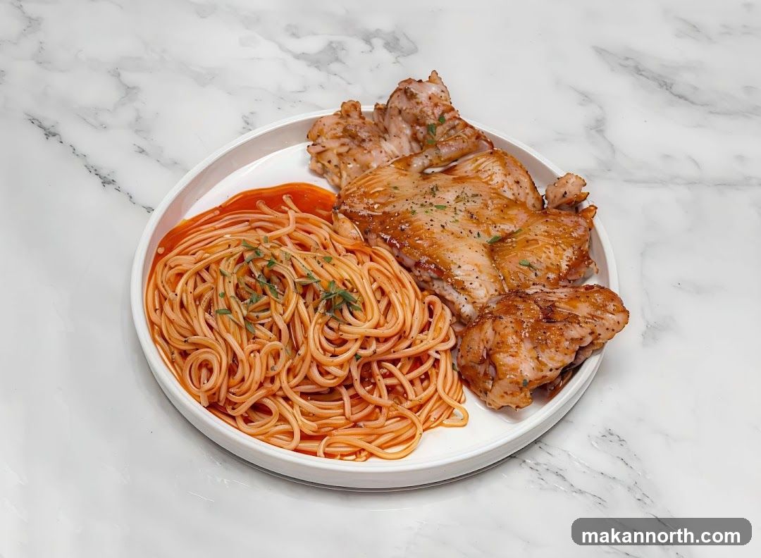 Spaghetti and Chicken