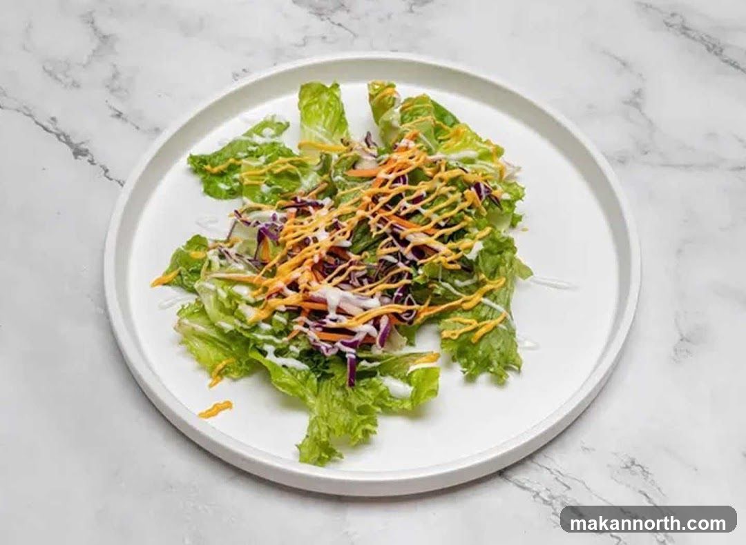 Salad with Dressing