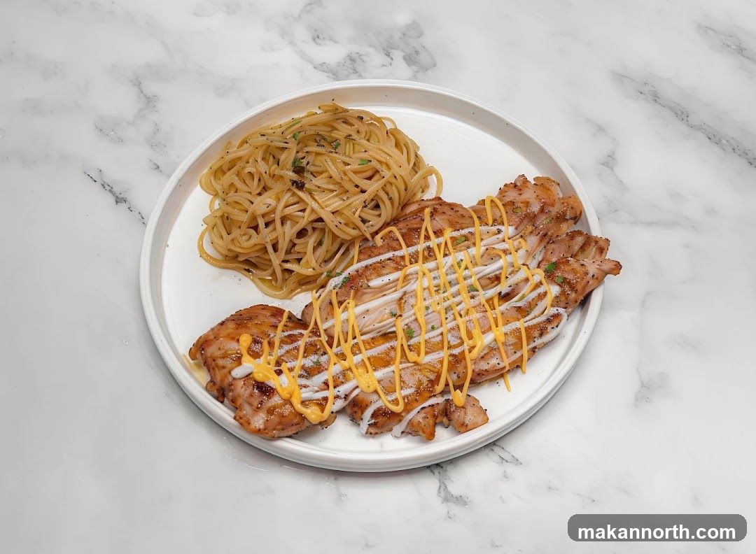 Grilled Chicken with Pasta