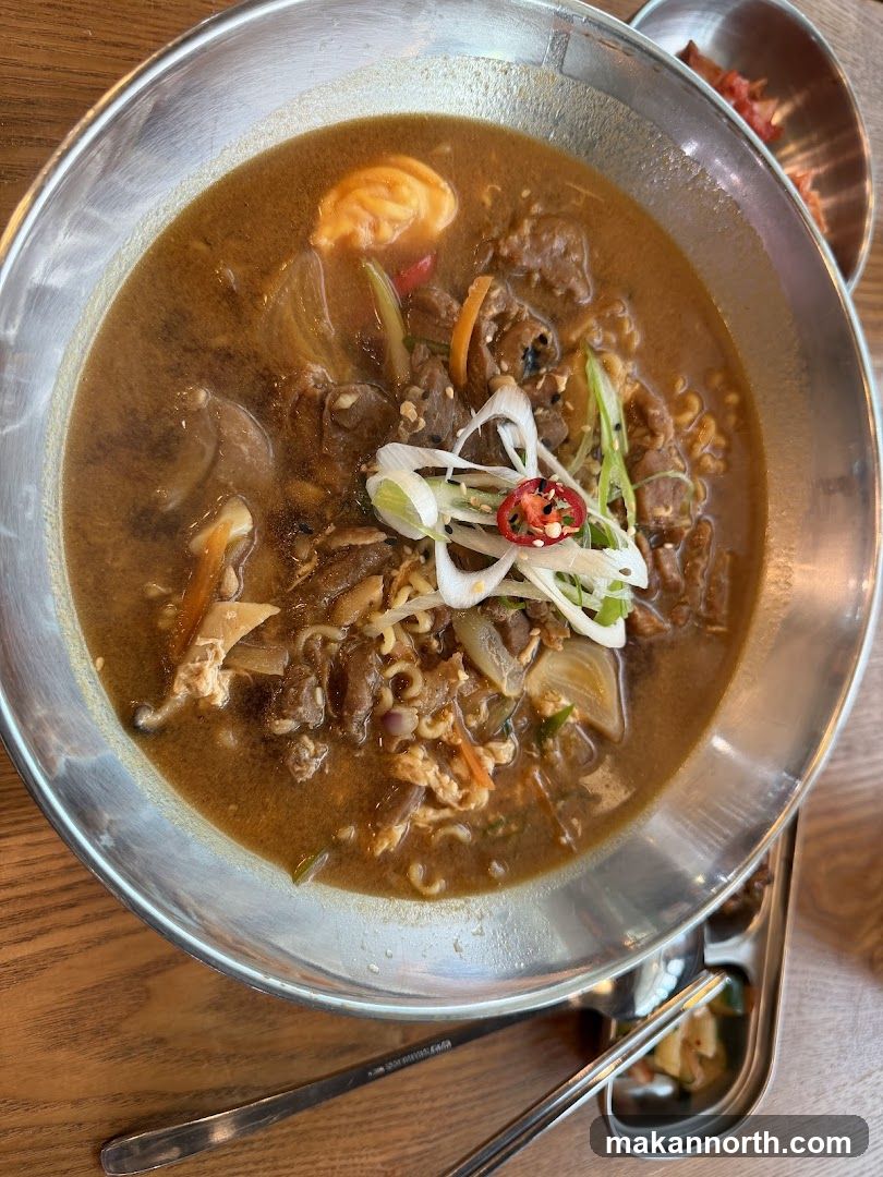 Korean Beef and Noodle Soup