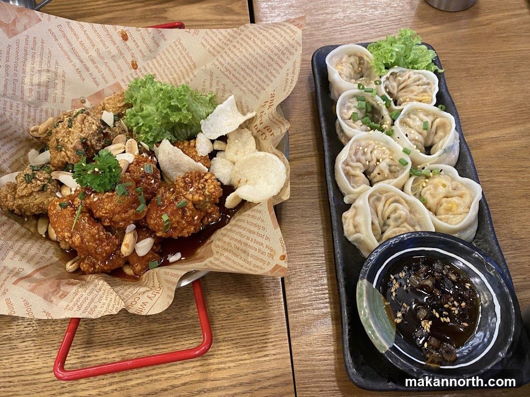Korean Fried Chicken and Mandu