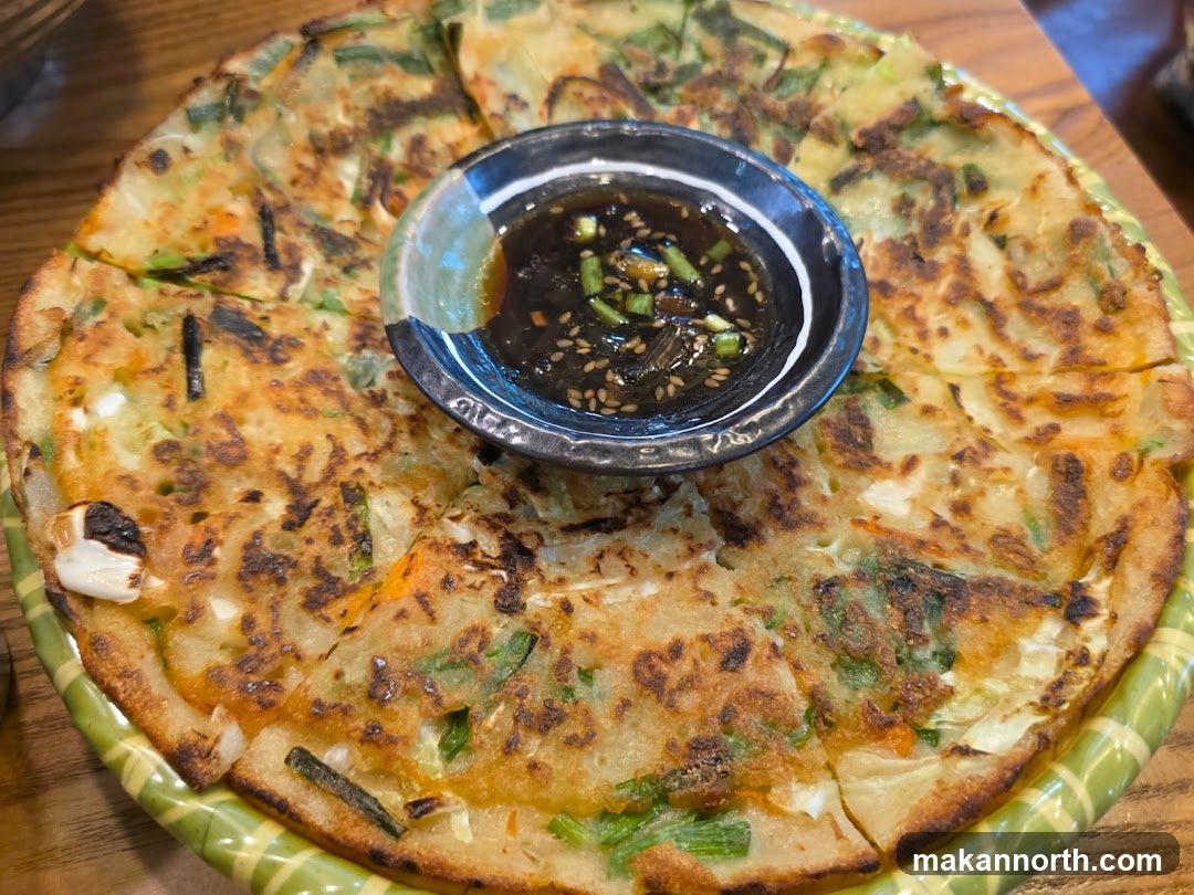 Korean Pancake with Dipping Sauce