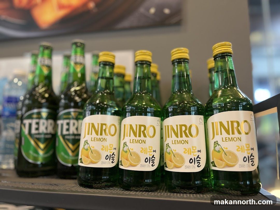 Jinro Lemon Soju Bottles