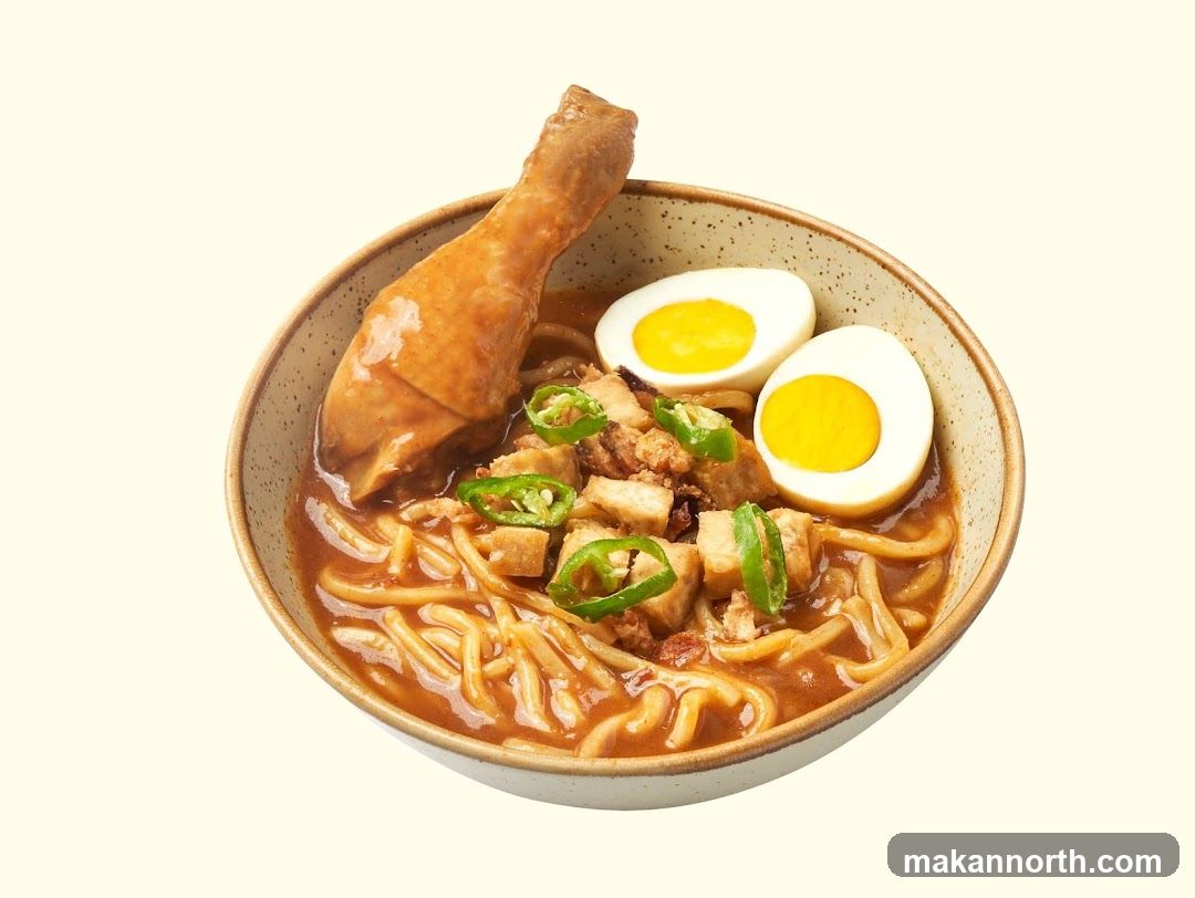 Noodle Soup with Chicken and Egg
