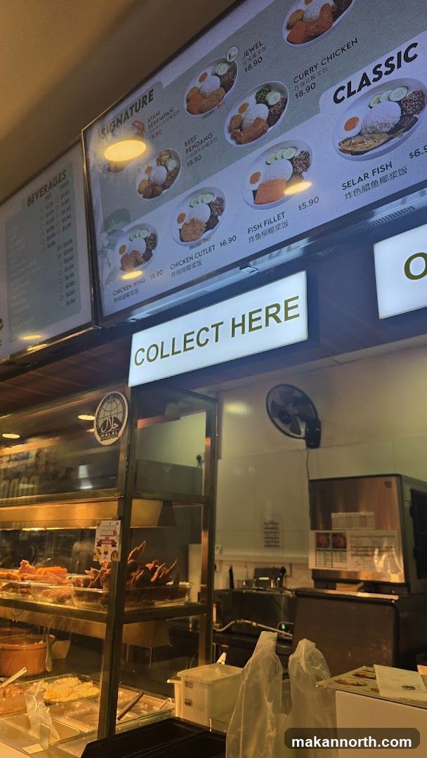Food Stall Menu and Display