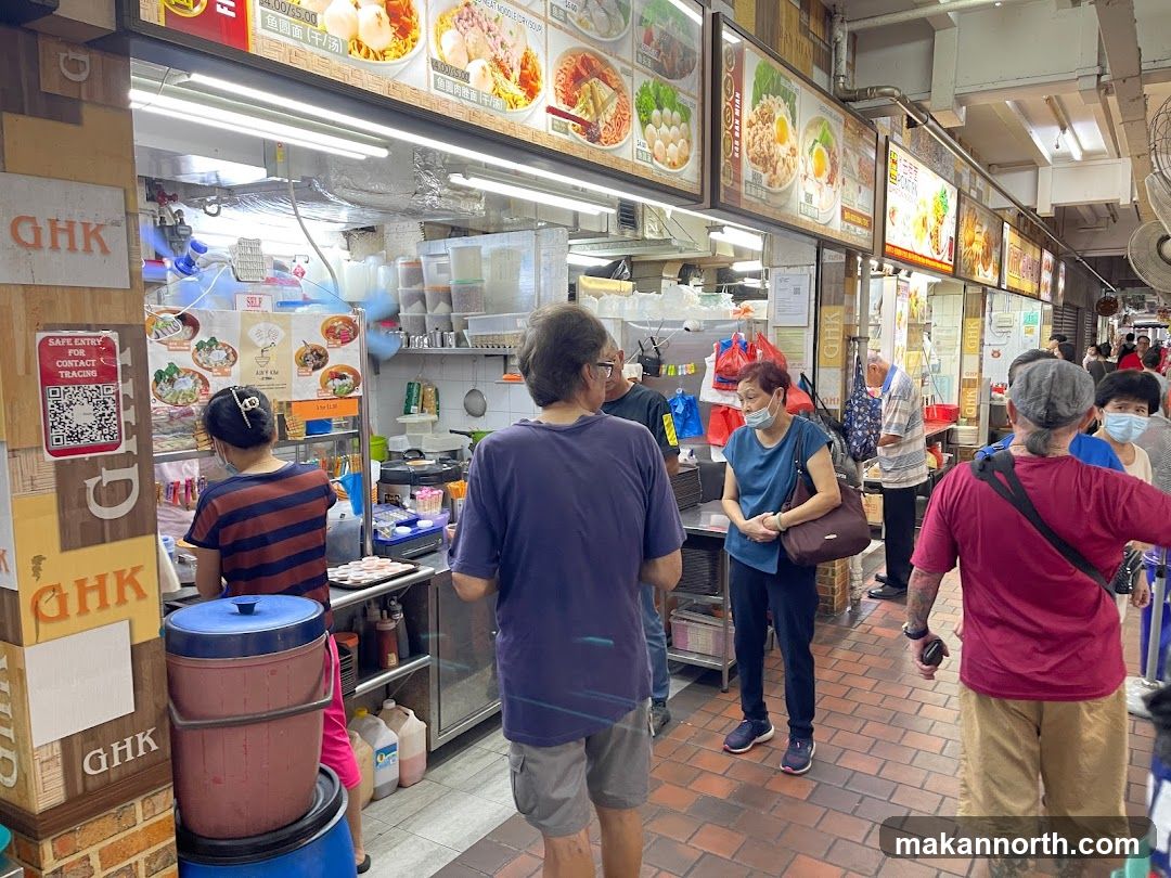 Hawker Stall Food Display