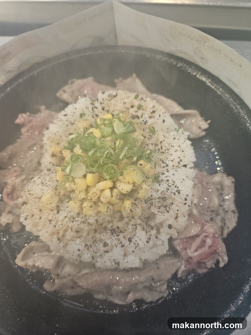 Sizzling Rice Dish