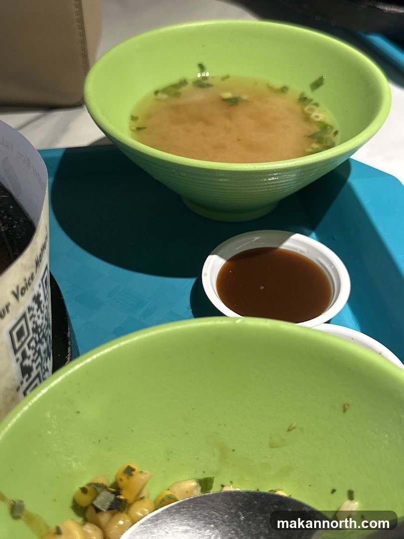 Miso Soup and Side Dish