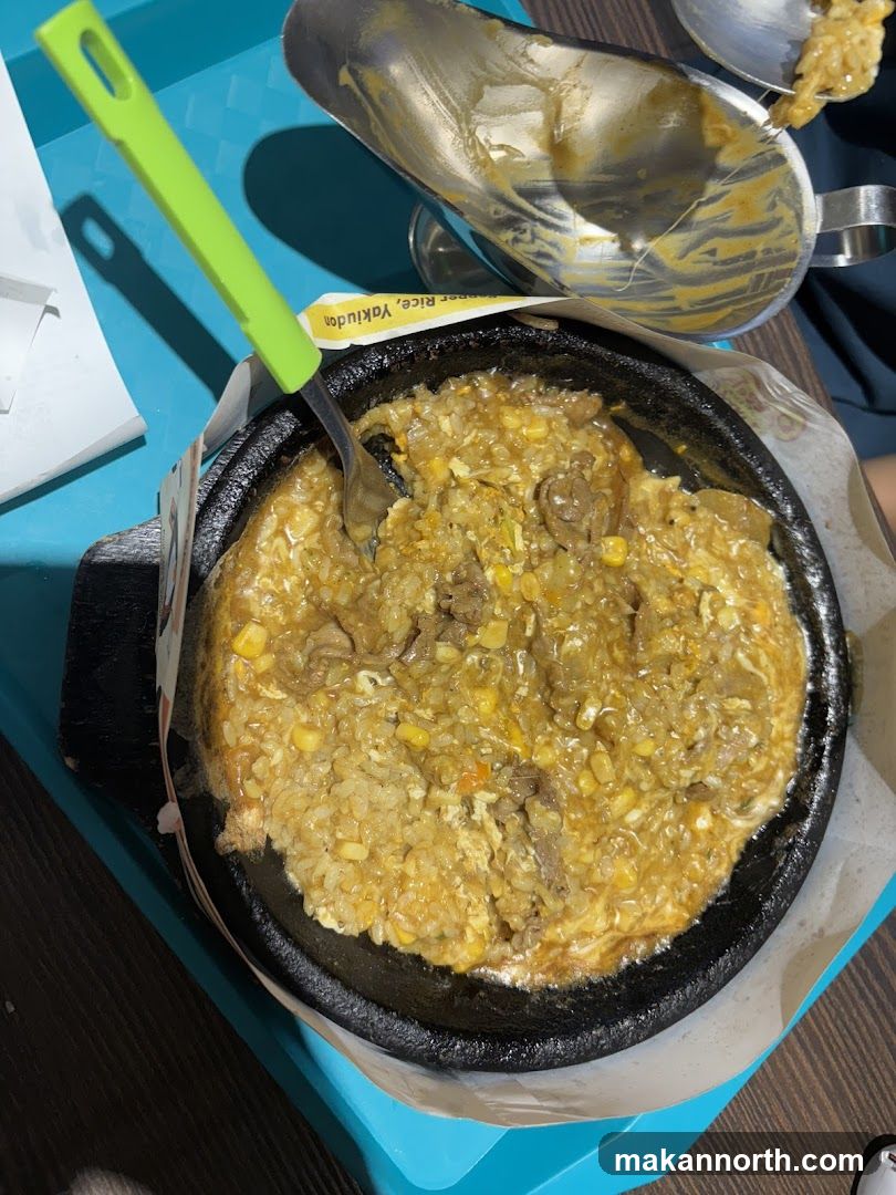 Sizzling Rice Dish