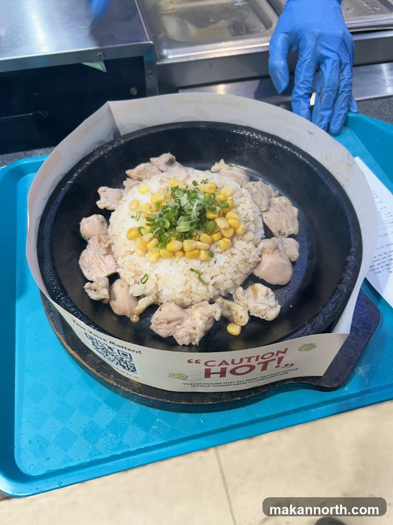 Sizzling Chicken and Rice