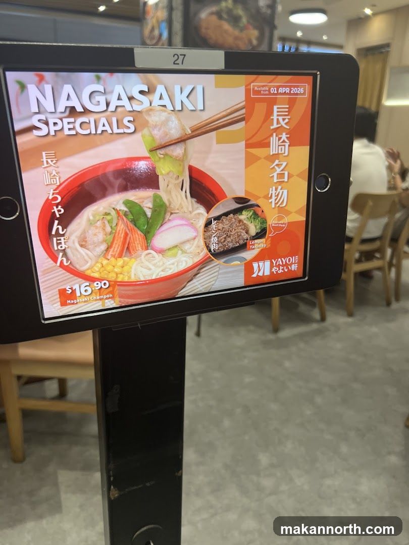 YAYOI Japanese Restaurant | Northpoint City Yishun | Teishoku | Tonkatsu | Chicken Namban