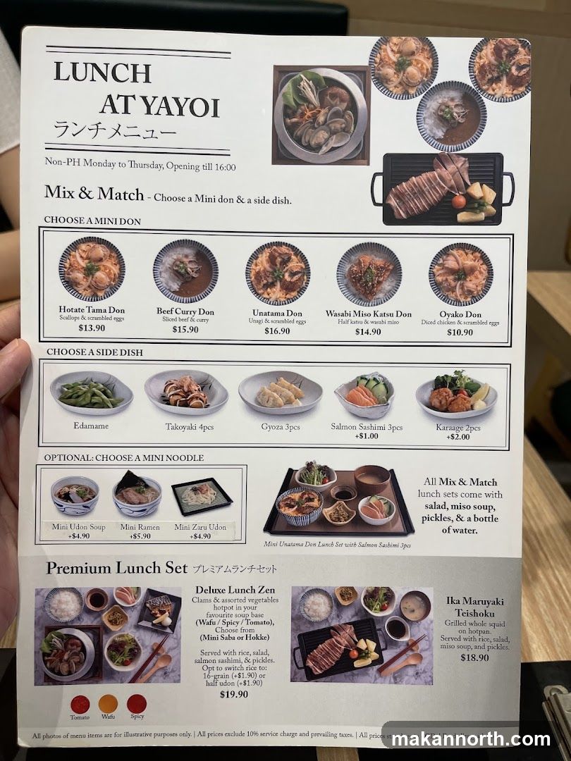 LUNCH AT YAYOI