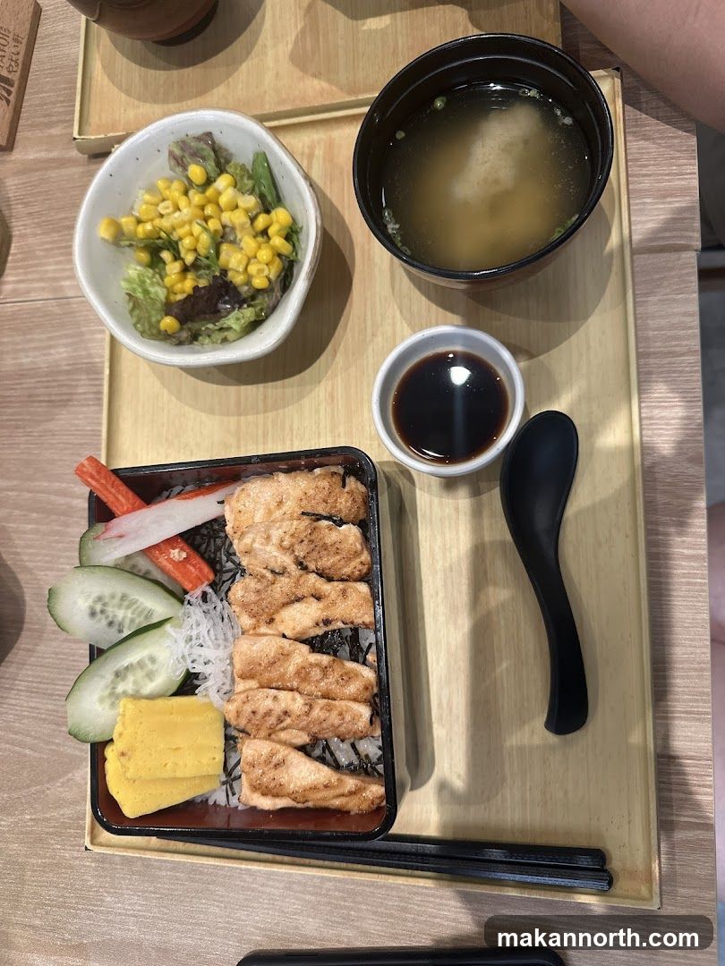 Salmon Donburi Set