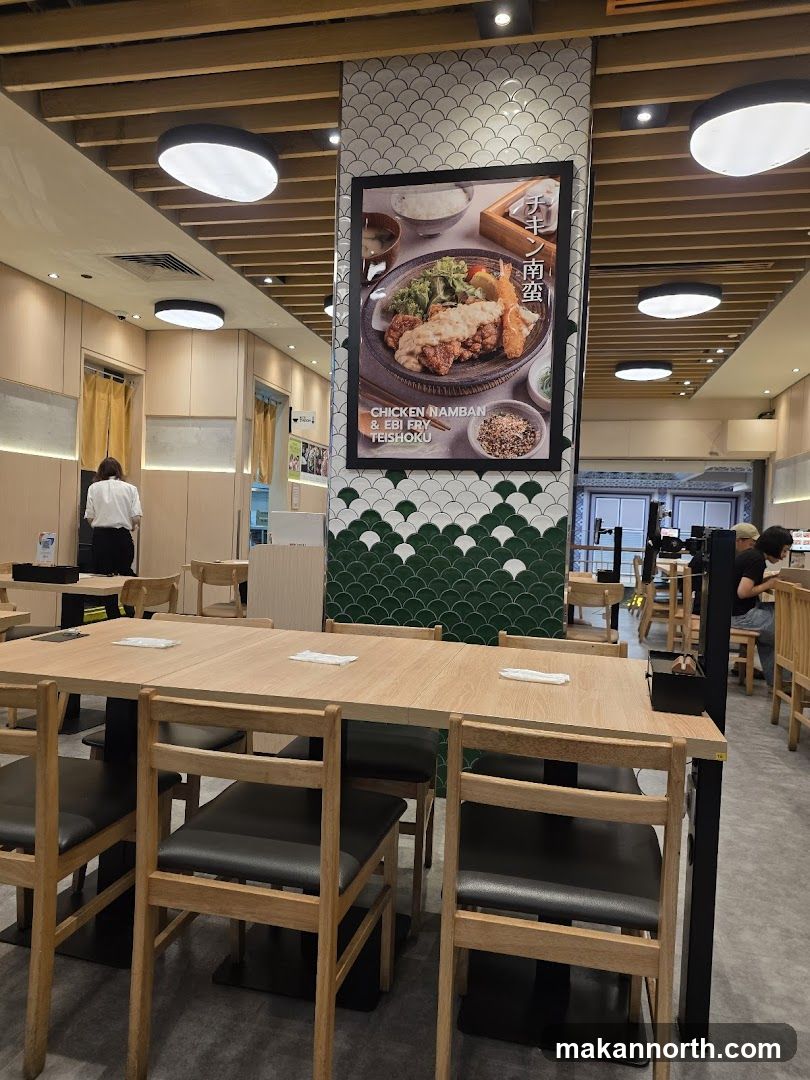 Restaurant Interior with Food Display