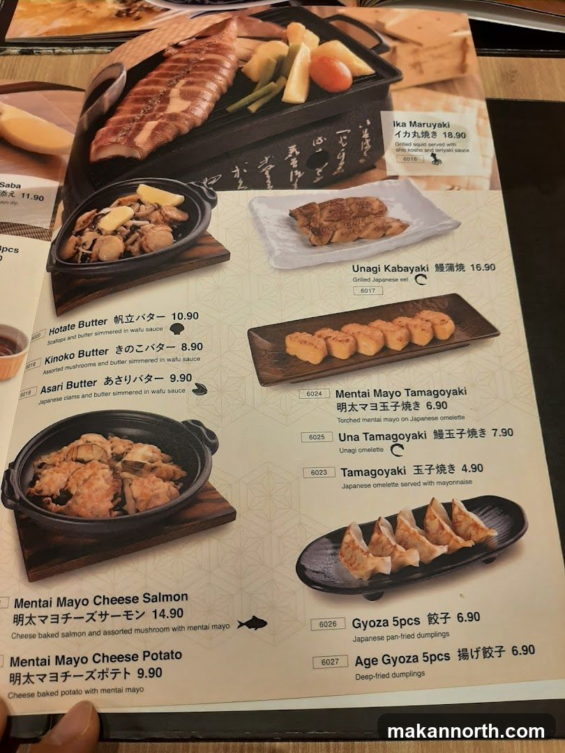 Japanese Menu