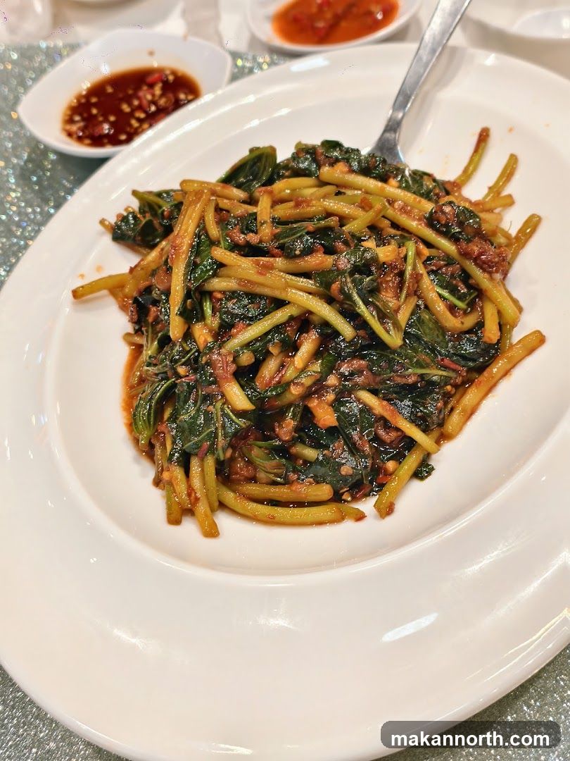 Stir-fried Greens with Chili Sauce