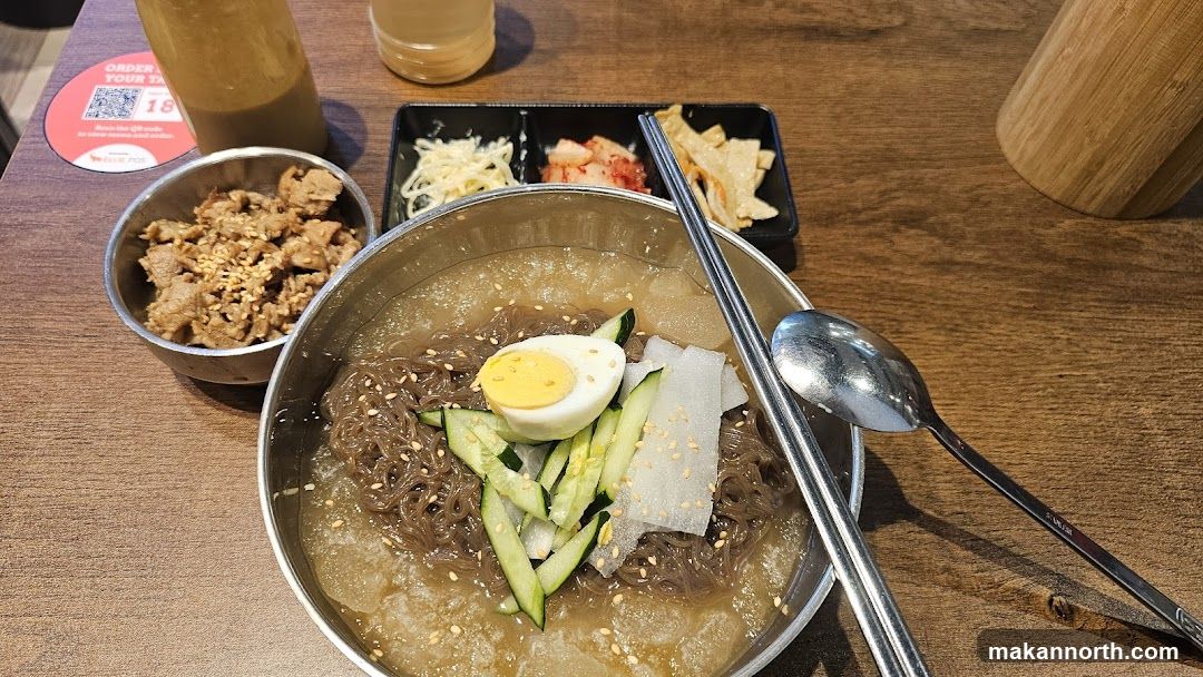 Korean Cold Noodles with Side Dishes