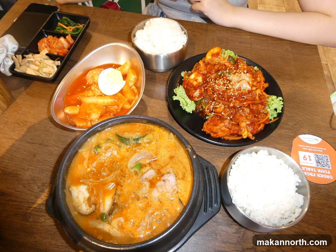Korean Food Spread