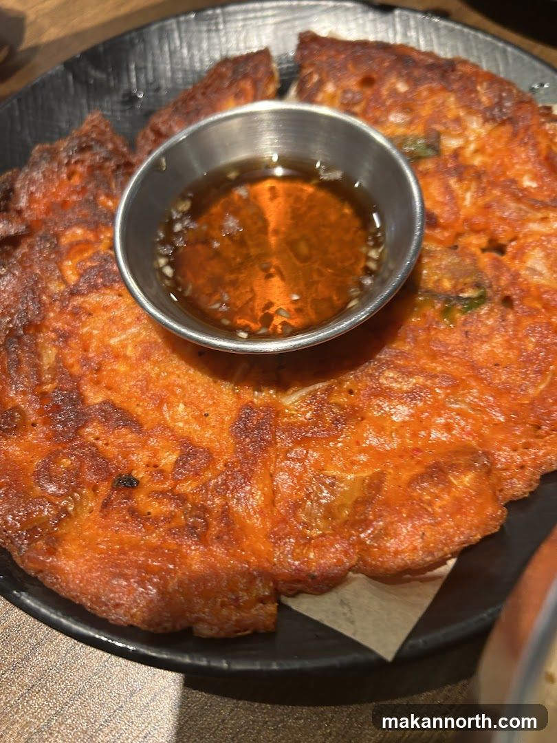 Kimchi Pancake with Dipping Sauce