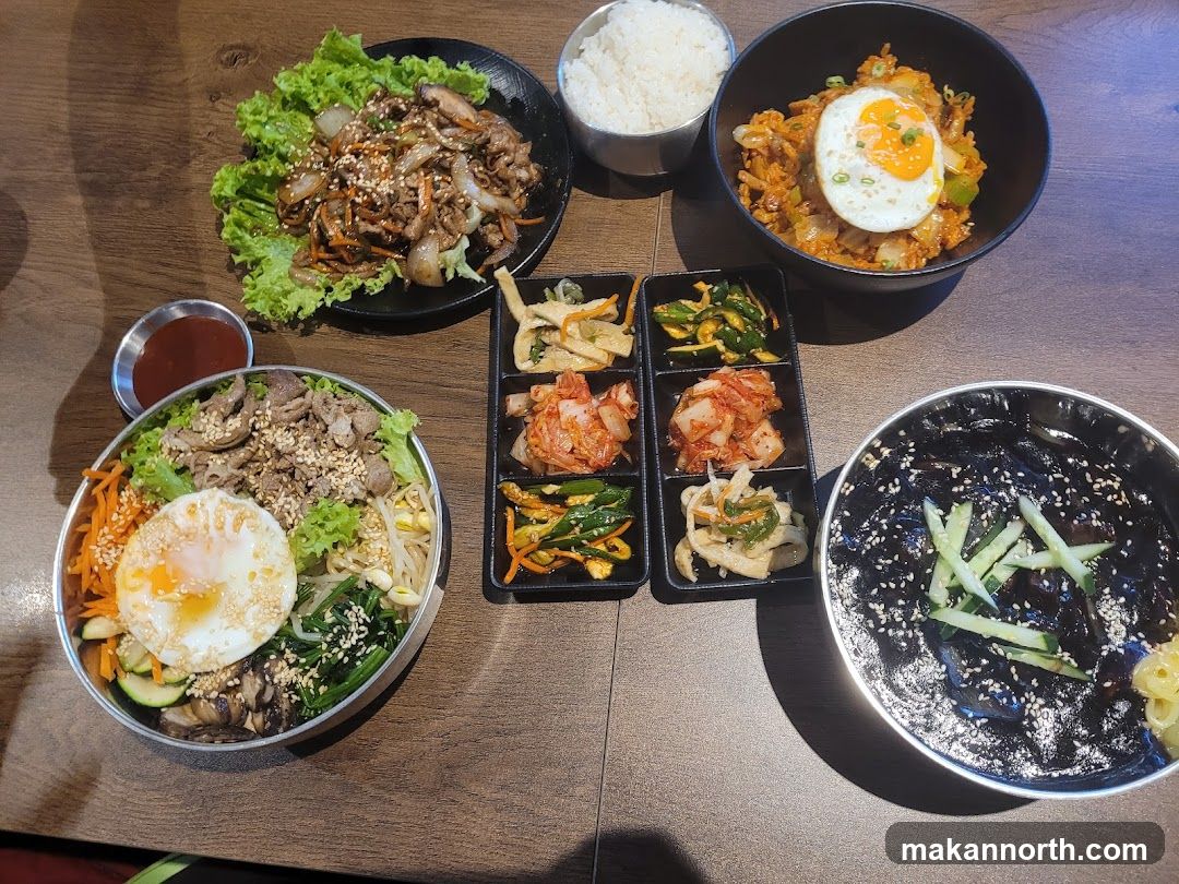Korean Food Spread