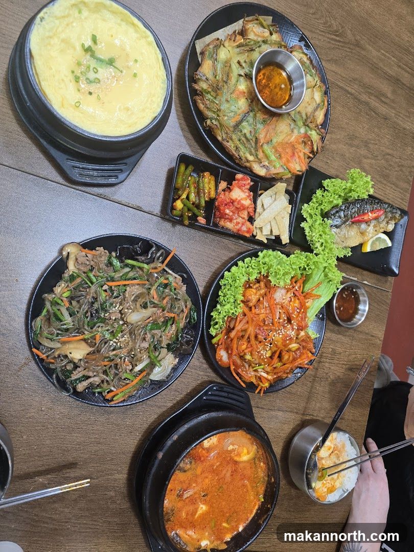 Korean Food Spread