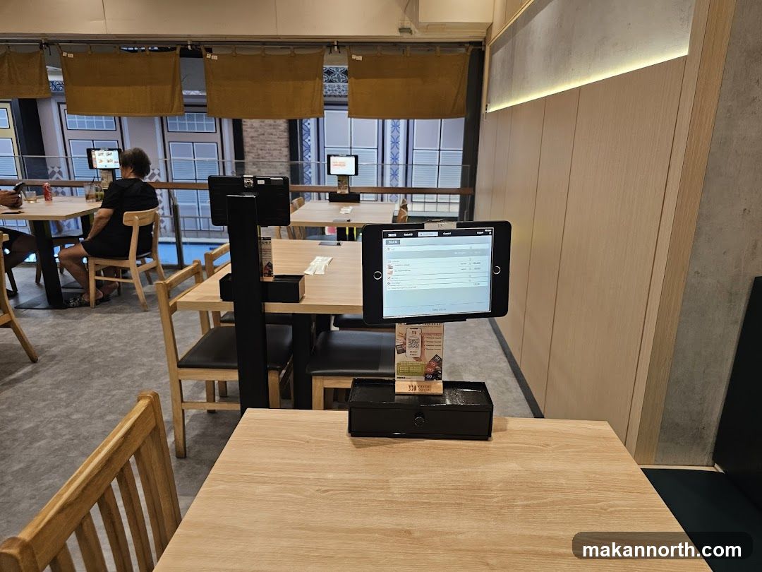 Restaurant Interior with Digital Menus