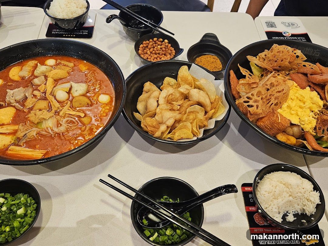 Spicy Noodle and Rice Meal