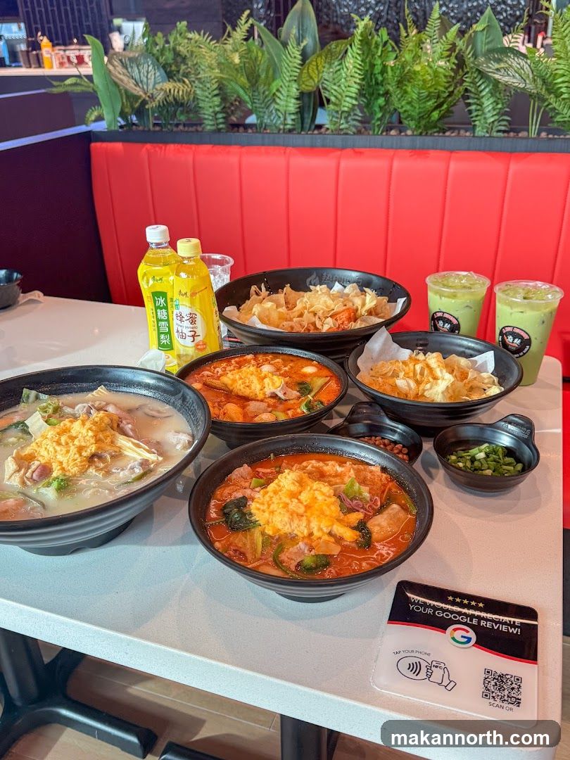Table with Food and Drinks
