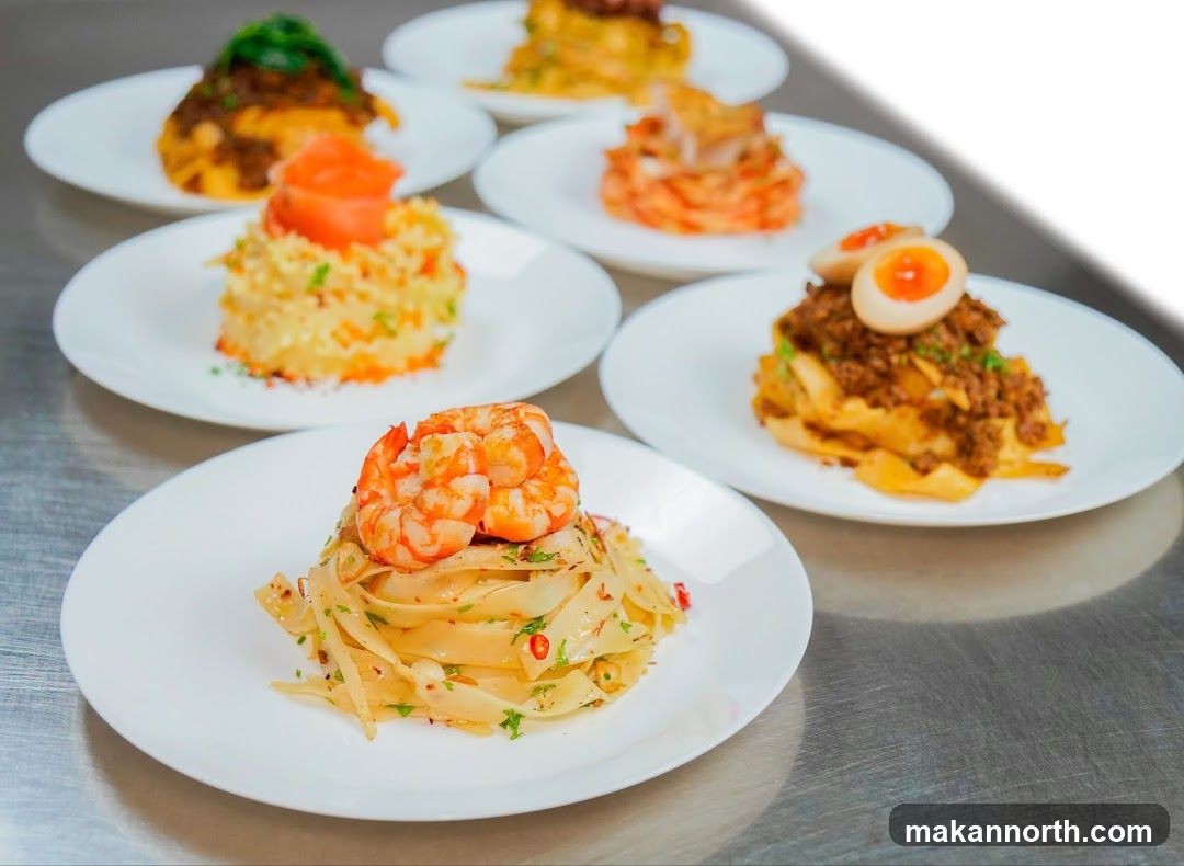 Assortment of Pasta Dishes