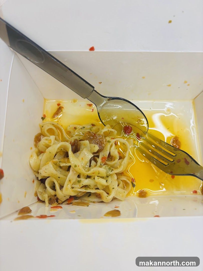 Pasta in a Takeout Box
