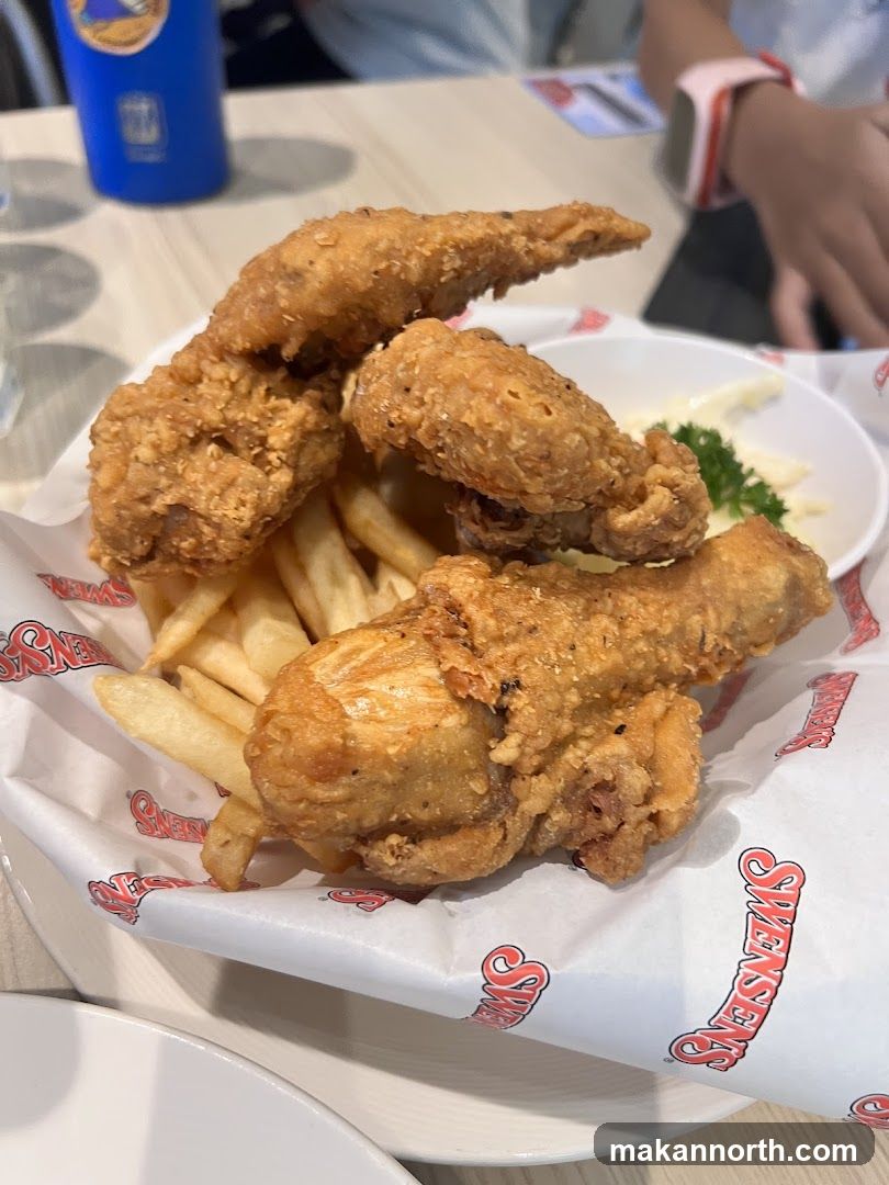 Fried Chicken and Fries
