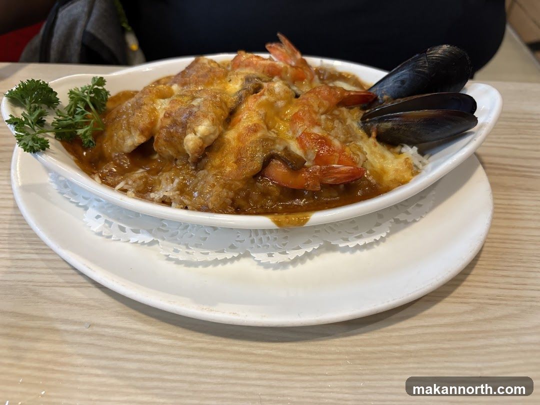 Seafood Curry with Rice