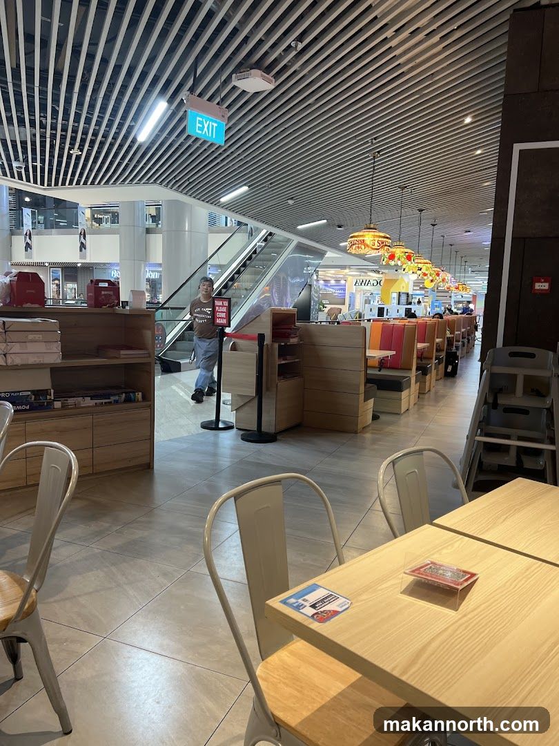 Restaurant Interior with Booth Seating
