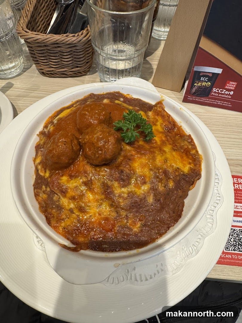 Baked Dish with Meatballs