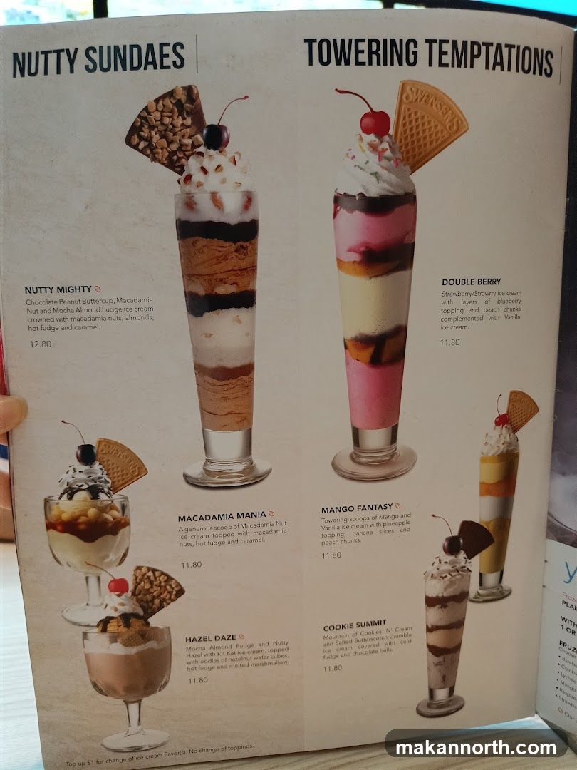Nutty Sundaes & Towering Temptations
