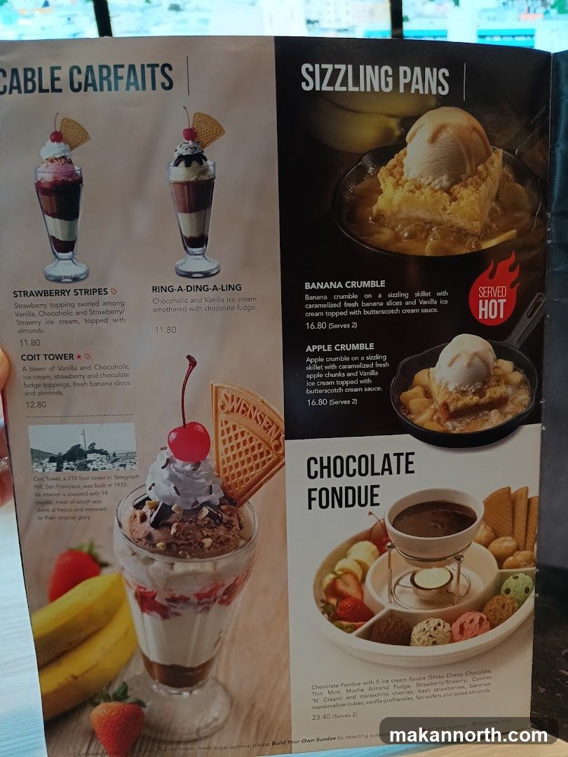 Dessert Menu