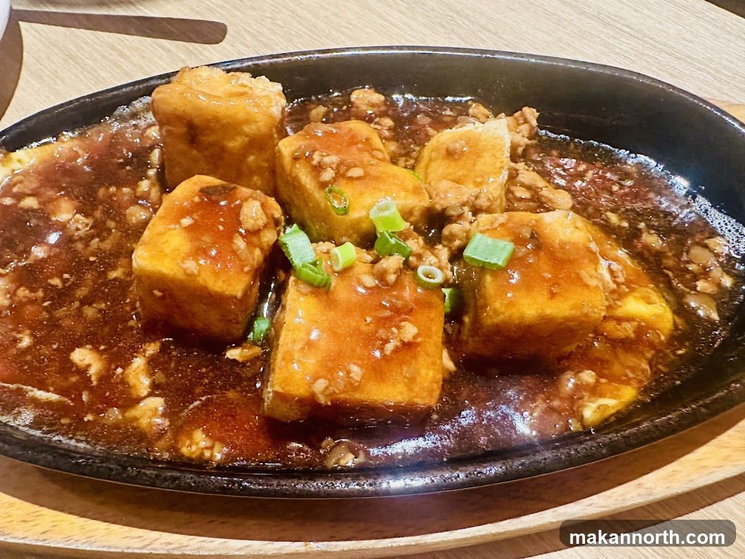 Sizzling Tofu with Minced Meat