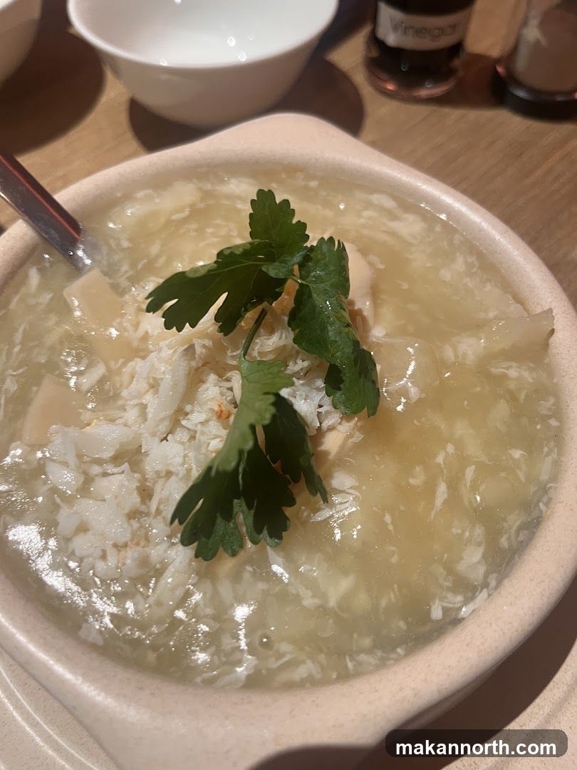Crab and Egg Drop Soup
