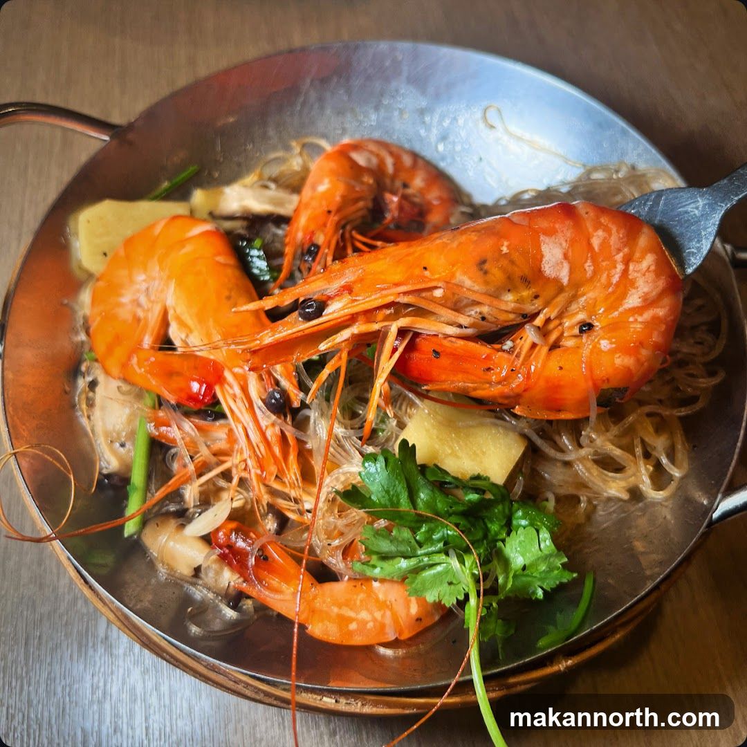 Shrimp and Glass Noodle Dish