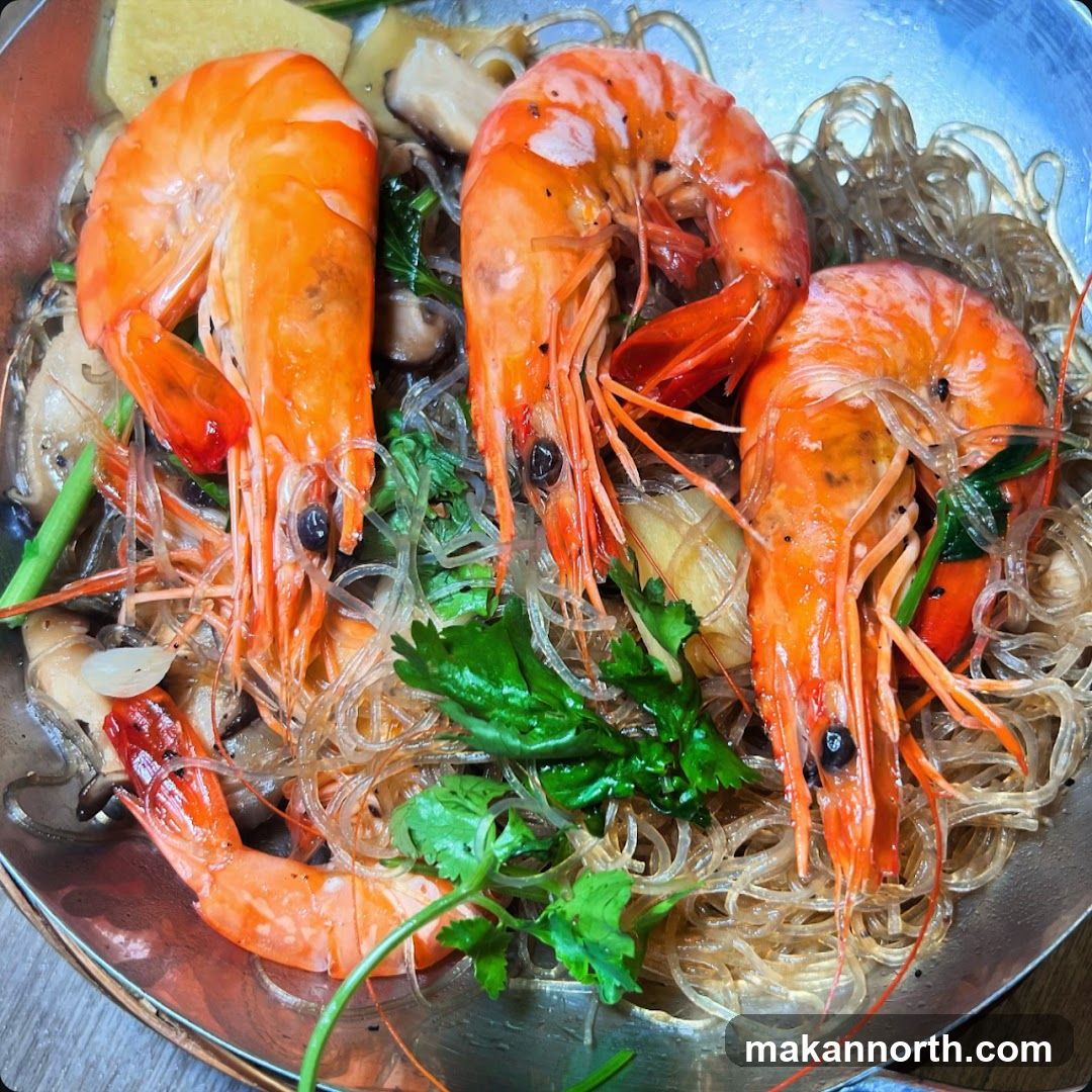 Shrimp and Glass Noodle Casserole