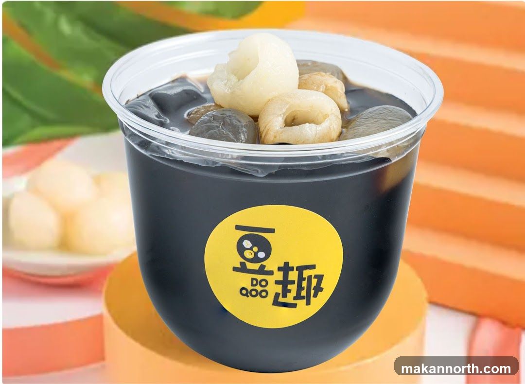 Dessert Drink with Lychee and Jelly