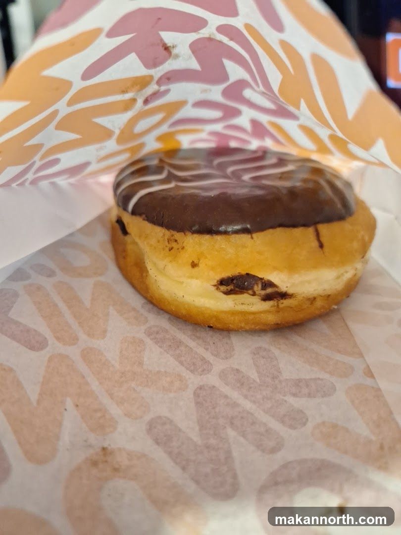 Chocolate Frosted Donut in Bag