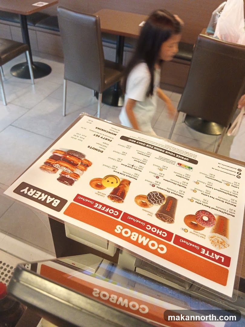 Dunkin' Donuts Menu