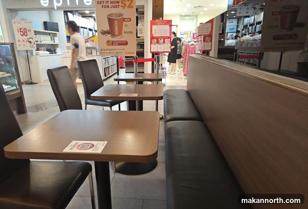 Dunkin' Cafe Seating Area