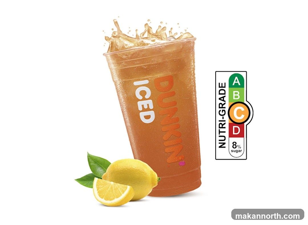 Dunkin' Iced Tea with Lemons