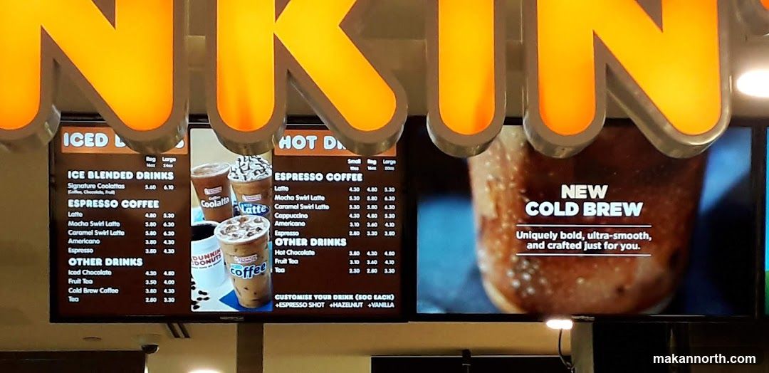 Dunkin' Menu