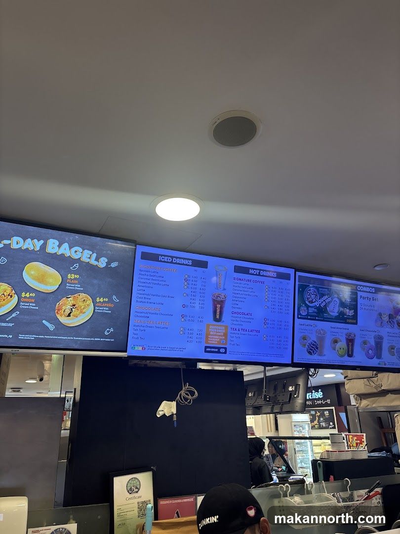 Dunkin' Menu Boards