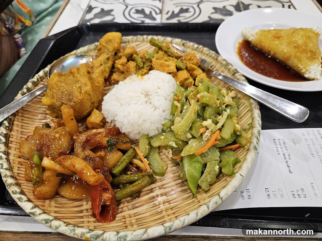 Meal with Rice and Sides