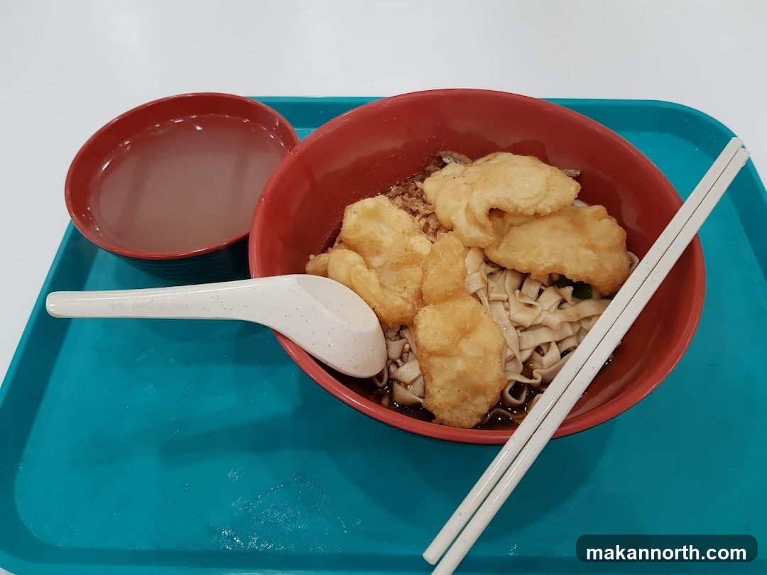 Noodles with Fried Fish and Soup
